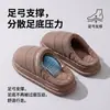 Pantuflas de Algodón para Mujer 2026 Nuevo Estilo Invierno Hogar Felpa Suela Gruesa Soporte de Arco Suaves Antideslizantes Silenciosas Cálidas