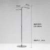 Arara de Exposição para Loja de Roupas de Fábrica Sala de Transmissão ao Vivo de Roupas Femininas Prateleira de Armazenamento Móvel de Aço Inoxidável Piso de Exposição para Quarto com Cabide