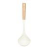Novo Conjunto de Utensílios de Cozinha de Silicone com Cabo de Madeira 4 Peças Resistente a Altas Temperaturas Colher de Arroz Espátula de Cozinha Colher de Sopa de Silicone Escorredor Estoque Pronto