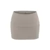 Venta al por mayor de Ropa para Mujer Transfronteriza Verano 2025 Nuevo Estilo Europeo y Americano Color Sólido Sexy Falda de Cadera de Chica Caliente Falda Corta Versátil para Mujer