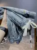 Calça Jeans Reta Masculina, Nova Versátil Solta Casual Cintura Elástica Cordão Tendência Calça Masculina 2026 Estilo Jovem