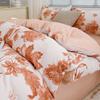 Planta Caxemira Estilo Pastoral Cama Floral Pequena Conjunto de Quatro Peças Lixamento Lençol Engrossado Lençol Capa Colcha Dormitório Estudantil Conjunto de Três Peças