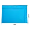 Mesa de Trabajo para Reparación de Computadoras y Teléfonos Móviles, Alfombrilla de Silicona Resistente a Altas Temperaturas con Alfombrilla Magnética de Aislamiento, Alfombrilla para Mesa de Soldadura con Pistola de Aire y Soldador
