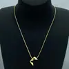 Colar Europeu e Americano Transfronteiriço 2025 Novo Estilo Lv com Logo e Letras Cravejadas de Diamante para Mulheres, Sensação de Alto Padrão, Fotos Reais, Colar Atacado