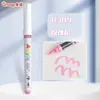 Domina la Nueva Serie de Colores 5105 Marcador Acrílico Líquido Recto de Punta Suave Color Único Bolígrafo para Graffiti Pintado a Mano para Estudiantes Pintura