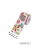 Cinta de Lino Imitación Personalizada para Decoraciones Navideñas, Cinta Navideña Impresa con Purpurina, Productos Personalizados Transfronterizos Listos para Enviar