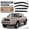 Adecuado para Visera de Ventana Toyota Tacoma, Protector de Lluvia, Parasol, Spoiler
