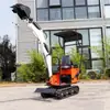 Excavadora Multifuncional Agrícola Peso Propio Cientos de Kilogramos Máquina de Gancho Pequeño Fabricante Stock Disponible Oruga Excavadora Pequeña