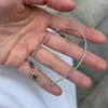 Pulsera Trenzada Azul para Novia de Lujo Nicho 2024 Cuerda para Mano Apilada Simple Fresca de Verano Regalo de Cumpleaños