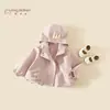 Chaqueta con Capucha de Otoño para Niñas 2026 Nueva Moda Casual para Niños, Ropa Cortavientos de Primavera y Otoño para Bebés Niñas