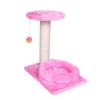 Atacado de fábrica camada dupla multifuncional pelúcia exportação transfronteiriça pequeno sisal novo arranhador para gatos placa arranhadora para gatos coluna arranhadora para gatos