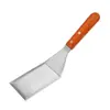 Conjunto de Ferramentas para Churrasco ao Ar Livre Transfronteiriço Espátula para Bife Espátula para Chapa Espátula para Panqueca Teppanyaki Ferramentas para Churrasqueira