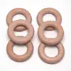 Suministrado directamente por el fabricante: anillos de madera de haya, anillos colgantes, mordedores para bebés, accesorios DIY para bolsos y ropa, anillas para cortinas y anillos de madera