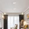 Sala de estar minimalista montada en Ming sin luces principales, luces de cubo, luces Gersan, focos antideslumbrantes, focos LED de techo, downlights de techo