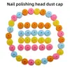 10/20/50/100 Cubiertas Antipolvo Multicolores para Pulidoras de Esmalte de Uñas, Tapones a Prueba de Polvo para Prevenir el Polvo y Proteger la Máquina