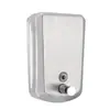 Dispensador de Jabón de Acero Inoxidable Baño Gel de Ducha Dispensador Manual sin Taladro Cocina Gran Capacidad Botella Depresora