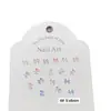 Acessórios para Unhas Aurora Mini Laço Laço Flutuante Decoração de Unha Conjunto de Diamantes Caixa Brincos Atacado Capa de Celular