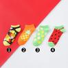 Transfronteiriço 5 pares de meias meias curtas masculinas primavera e verão finas pintura a óleo estampa de leopardo personalidade moda marca moderna masculina meias soquete modernas