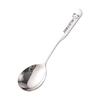 Vaya Cuchara Personalizada 316 de Mango Largo para Niños Cuchara de Postre Engrosada de Alto Valor Cuchara Doméstica Cuchara Cuchara para Suplementos Alimenticios