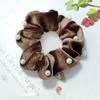 Laço de Cabelo Europeu e Americano Novo Estilo Ins de Veludo Cor Sólida Faixa Simples para Cabeça Acessório de Cabelo para Rabo de Cavalo Jk Acessório de Cabeça