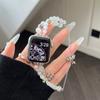 La Correa con Cremallera Ojo de Gato Crowxin es Adecuada para Apple iWatch Generación 11 10/987