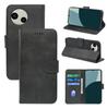 Adecuado para Sharp Aquos Wish 6 Sh-52E Wish 3 Teléfono Móvil Funda de Cuero Piel de Ternero Hebilla Frontal 737 Soporte