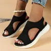 Sandalias de Moda Casuales Slip-On de Punta Abierta 2024 Otoño Cabeza de Pez Tacón Bajo Zapatos de Mujer Fuente de Suministro Zapatos Deportivos Talla Grande