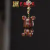 Pingente de Corrente para Celular Sapo de Madeira Arco-Íris Yiming Xianyuan Sandália Criativa de Sândalo Animal Desenho Animado Sapo Ornamento