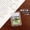 Chaveiro de Paisagem Inspiradora Recompensa para Temporada Escolar de Volta às Aulas Pequeno Presente Chaveiro de Acrílico Pingente com Texto Curativo