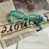 Gafas Ovaladas Estampado de Leopardo Marco de Lazo Deseo Puro Lindo Vintage Gafas Sin Graduación Subcultura Aspecto Natural Sin Maquillaje Sesión de Fotos Decorativa