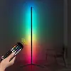Lámpara de pie de fábrica directa de Shenzhen 2.4G Bluetooth luz ambiental de suelo enchufe de 3 secciones 5V luz ambiental de esquina que cambia de color