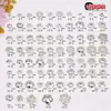 Paquete de oro de 14K/18K color dorado sosteniendo toro pétalos huecos accesorios para pulsera DIY material para sombrero con cuentas