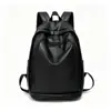 Mochila para Estudiante de Secundaria Viaje Gran Capacidad Doble Hombro Alta Calidad Textura Simple Viaje Diario Mochila para Computadora Casual para Mujer