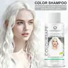Shampoo fixador de cor cinza e rosa, disponível em várias cores, 120ML, produto de importação, não mancha a pele, retém a cor