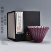 Liquidação Conjunto de Chá Roxo Jun Kiln Xícara de Chá Carmim Tigela Três Talentos Cerâmica Bule Vintage Conjunto das Cinco Fornalhas Famosas Tigela com Tampa