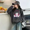 Outono de 2026 Nova Roupa Infantil Crianças Estilo Coreano Primavera/Outono Camiseta de Manga Longa Meninas Moletom com Pelúcia Camisa de Camada Base Quente