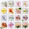 Tulipán PU Mano Brownie Tulipán Flor Artificial Flor de Boda Accesorios de Fotografía Flor Falsa