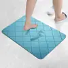 Em Estoque Tapete Absorvente de Água de Terra Diatomácea Macia Tapete de Chão para Banheiro Vaso Sanitário Tapete de Banheiro Doméstico Antiderrapante Secagem Rápida Almofada para Pés de Terra Diatomácea