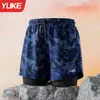 Cueca Boxeador Masculina para Natação, Respirável, Secagem Rápida, Tamanho Plus, Calça Anti-Exposição de Camada Dupla, Roupa de Banho, Bermuda de Natação Masculina, Bermuda para Banho em Fonte Termal Adulto