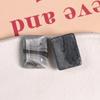 Corea del Sur pintura de tinta transparente floreciente pincelado pequeño rectangular diy accesorios de resina aretes horquilla material para funda de teléfono al por mayor