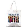 Taylor Music Swift Midnights Lista de Canciones Bolsa de Lona Impresa Bolso de Hombro Bolsa de Compras