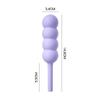 Vibrador de Espino Blanco Confitado Laile para Hombres y Mujeres, Dispositivo de Masturbación Vaginal y Anal de Doble Uso, Palo Av Masajeador, Juguete Sexual para Adultos, Juguete Sexual