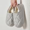 Pantuflas de Algodón Impermeables para Otoño e Invierno para Mujer, Pantuflas de Algodón para Pareja para Interior, Pantuflas de Felpa Antideslizantes para Exterior, Zapatos de Algodón Cálidos para Hombre