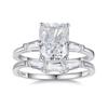 Anillo de plata S925 original nuevo de 2.5 quilates con diamante de alta calidad de carbono, estilo europeo y americano, anillo de boda de alta gama al por mayor