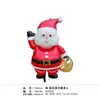 Nueva caja de regalo navideña transfronteriza de renos y muñeco de nieve, globo de foil de Papá Noel, arreglo de globos para decoración navideña