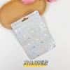 Bolsa ziplock láser estrella ins blanco y negro yin y yang bolsa sellada de plástico embalaje de tarjetas embalaje de joyería bolsa de embalaje cosmético