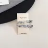 Un Par de Pinzas para el Cabello Florales de Acetato Estilo Coreano Retro, Pasadores de Moda, Pinzas Sencillas para Flequillo, Pinzas Laterales, Nuevos Accesorios para el Cabello