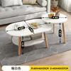 Mesa de centro simple personalizada según tus planos, Mesa redonda de madera mini personalizada para salas de estar pequeñas, Mesa de centro combinada de moda