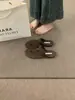 Sandálias de Dedo Simples Estilo Coreano para Mulheres, Adequadas para Primavera e Verão, Chinelos Versáteis de Solado Macio Estilo Retro para Férias com Dedo Aberto
