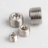 Válvula Solenoide Pneumática Plugue Sextavado Interno 3 PT3/8 Plugue Cego 1 G1/8 2 G1/4 4 G1/2